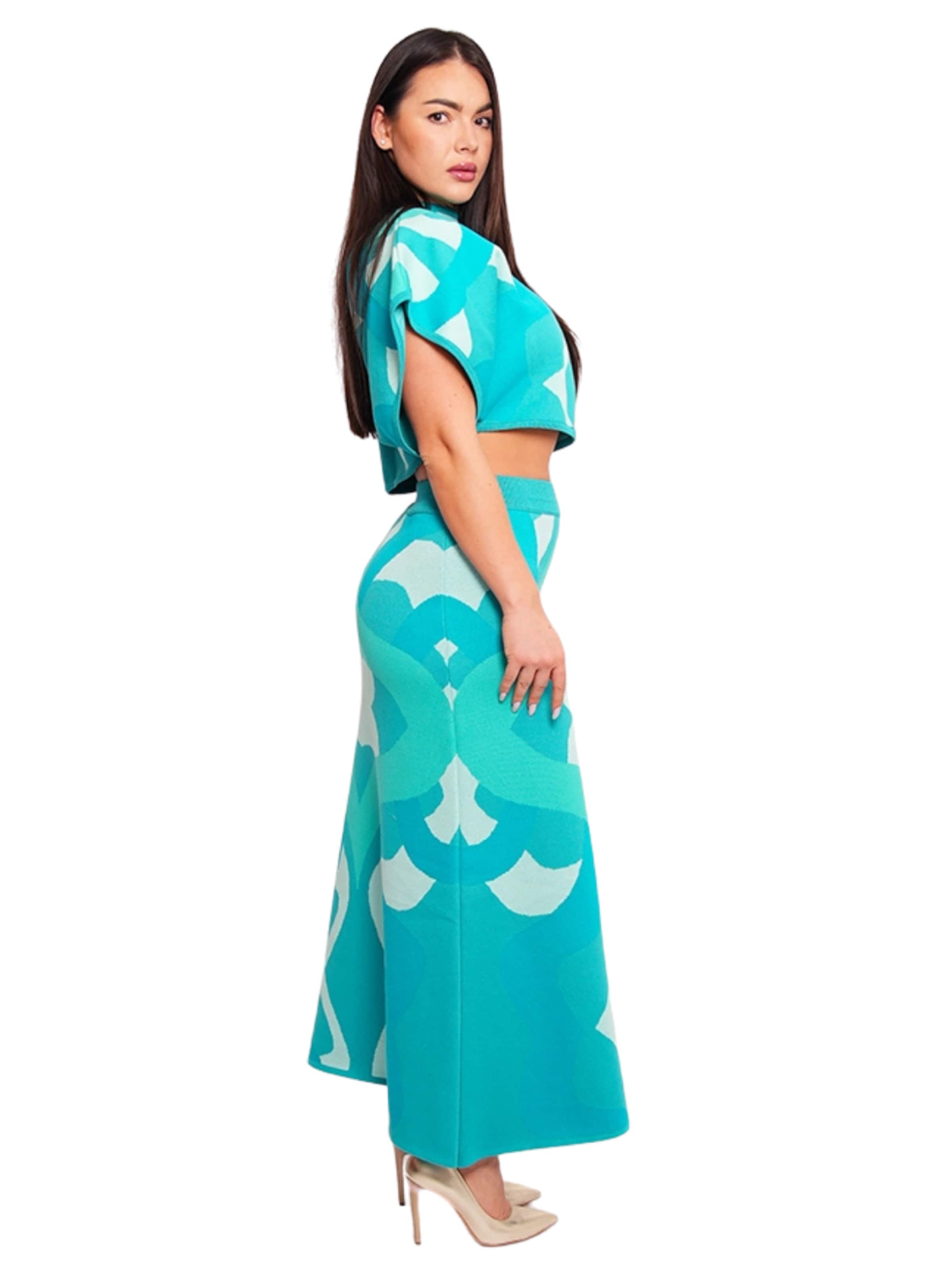 Csillag Zsuzsi - Falda 'Dreamgate' en verde