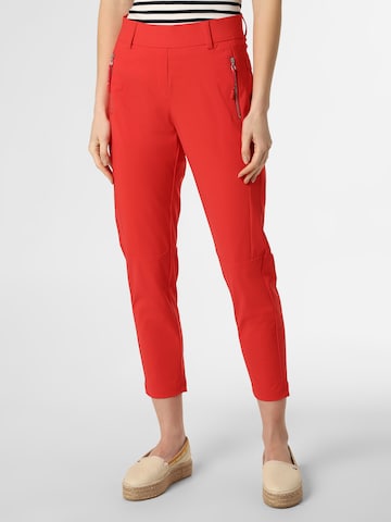 Raffaello Rossi Regular Broek 'Natina' in Rood: voorkant