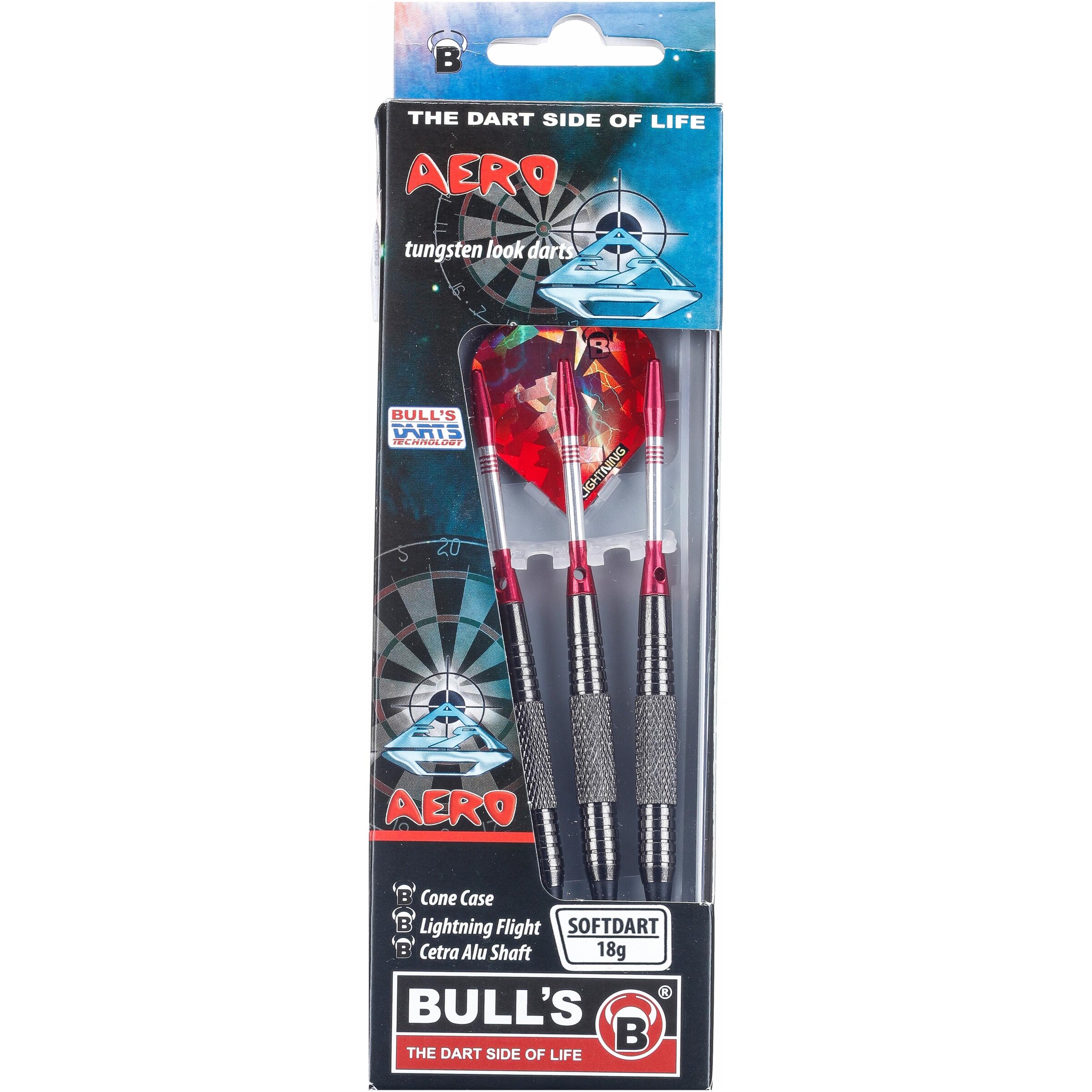 BULL'S Dartpfeil 'Aero' in Silber