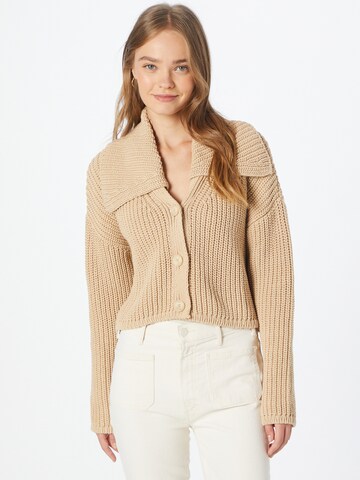 Riani Gebreid vest in Beige: voorkant