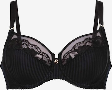 ROSA FAIA T-shirt Bra 'Sita' in Black: front