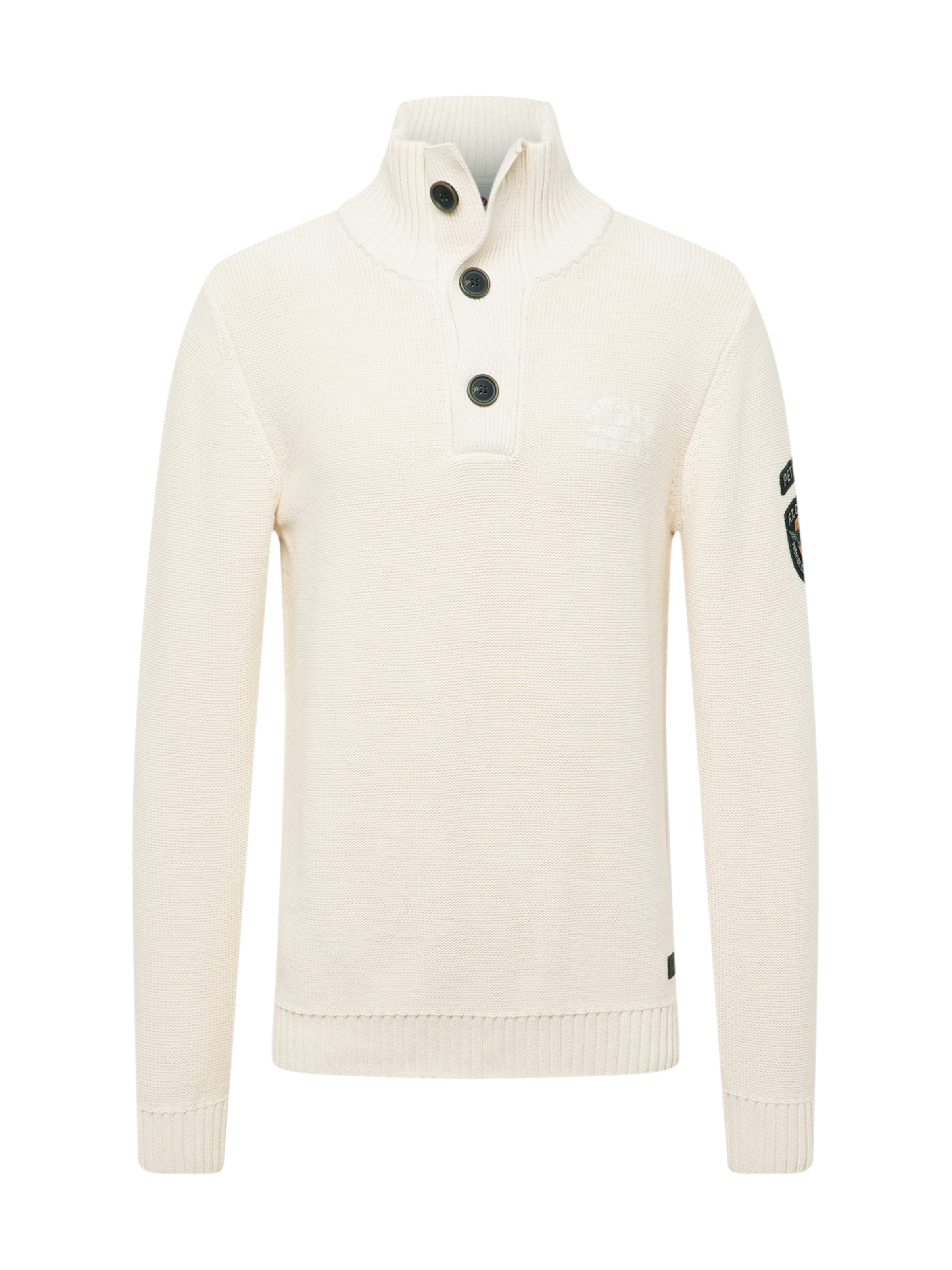 Petrol Industries Trui in Wit: voorkant