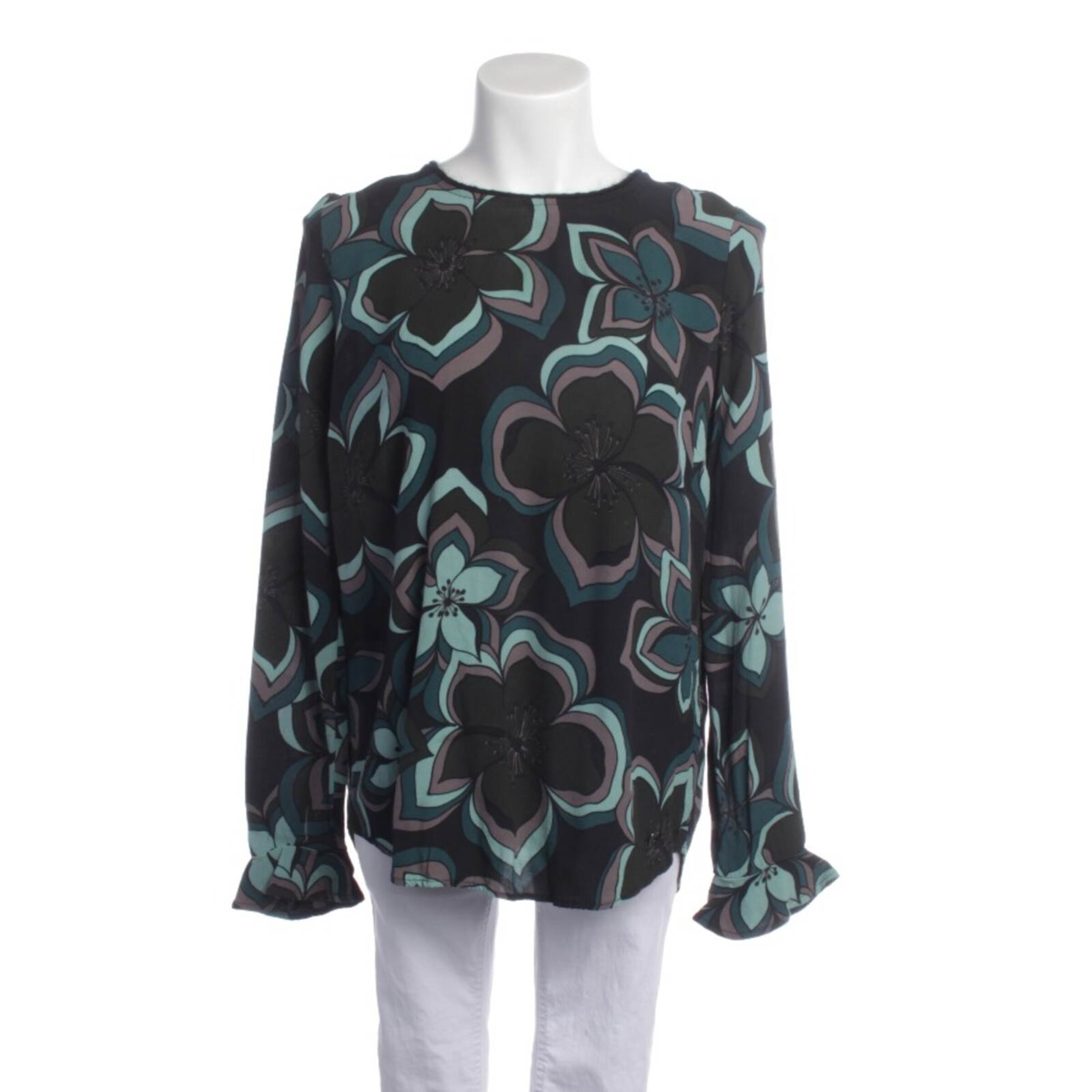 Twin Set Top / Seidentop S in Mischfarben: Vorderseite