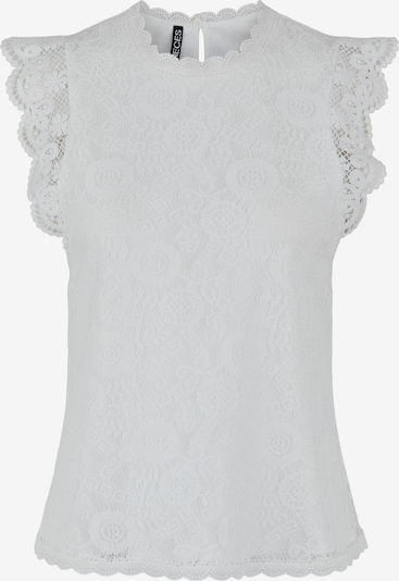 PIECES Blusa 'Olline' em branco, Vista do produto