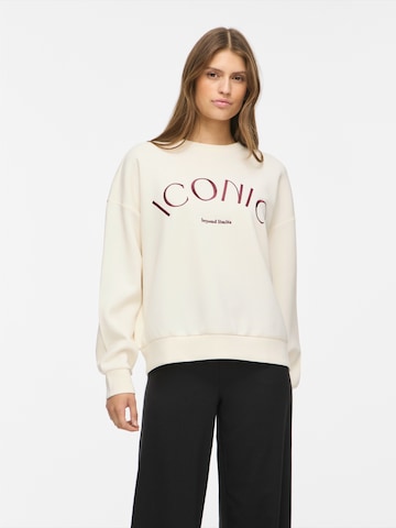 VILA Sweatshirt 'VIREFLECT' in Beige: Vorderseite