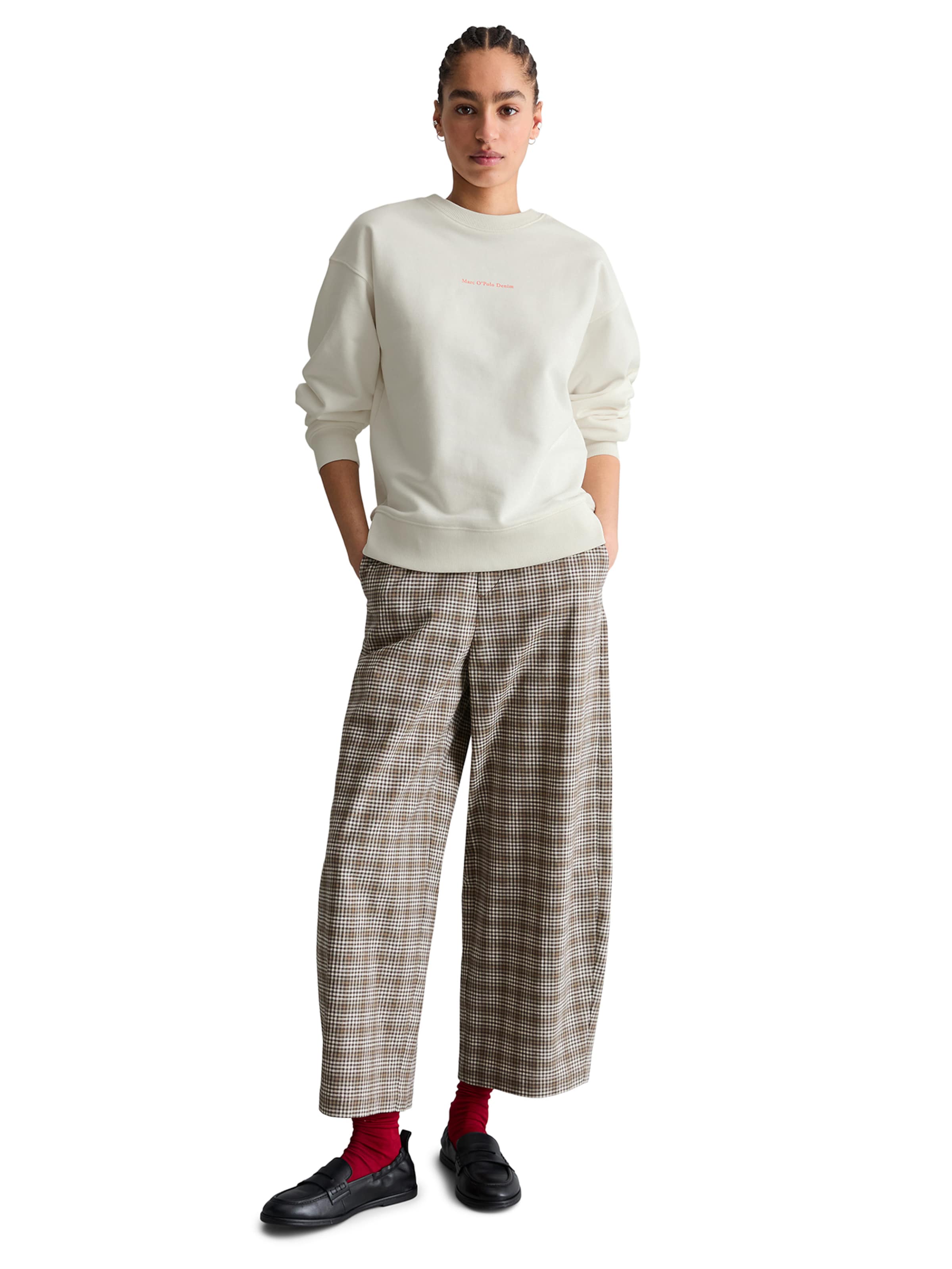 Marc O'Polo DENIM Μπλούζα φούτερ σε λευκό