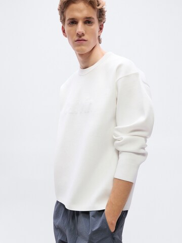 Calvin Klein Jeans Μπλούζα φούτερ σε λευκό