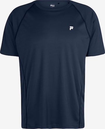 FILA Функционална тениска 'LEXOW' в синьо: отпред