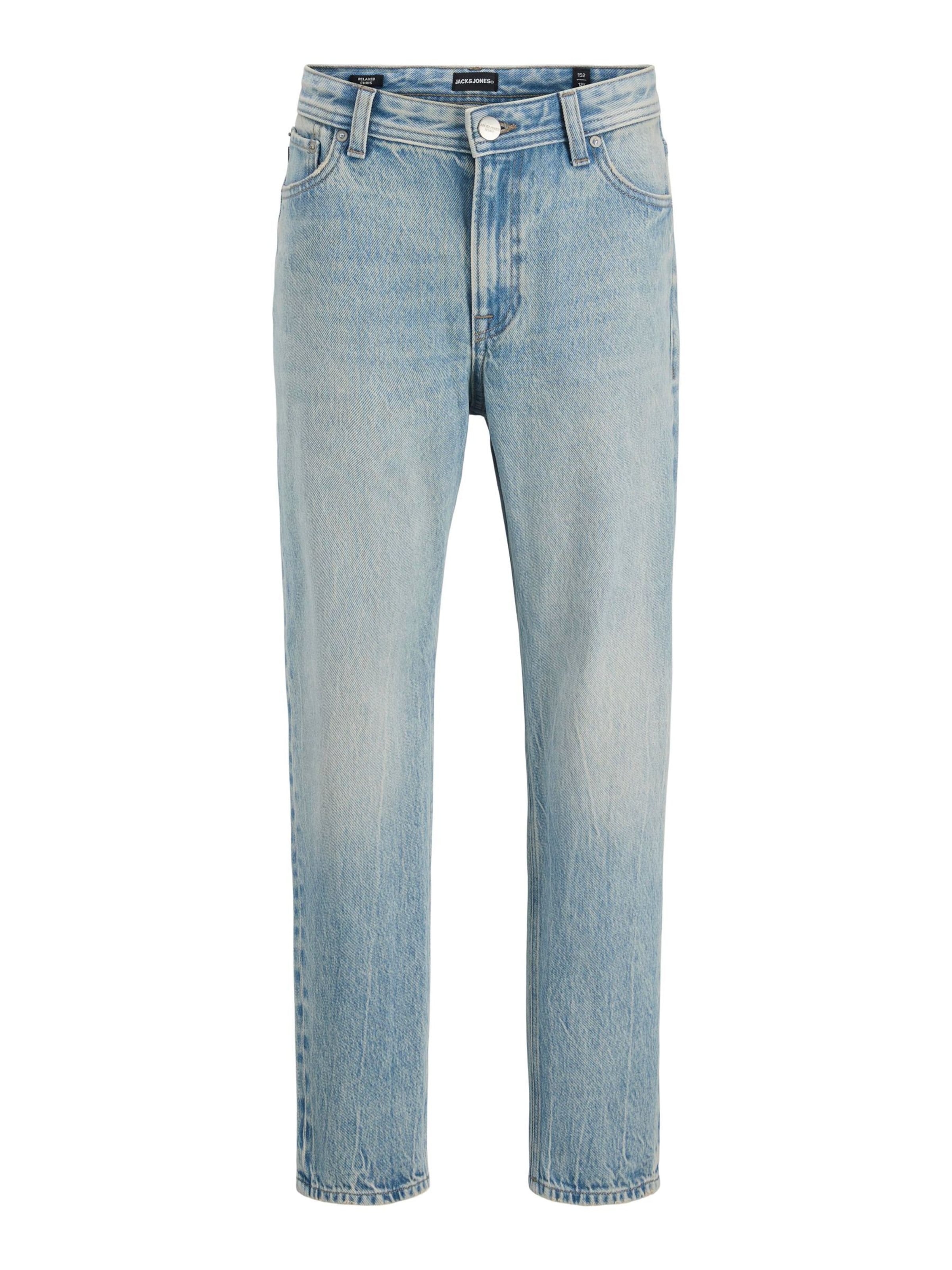 Jack & Jones Junior Loosefit Jeans 'JJIChris JJOriginal' i blå: forside