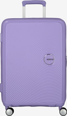 American Tourister Trolley 'Soundbox' in Lila: voorkant