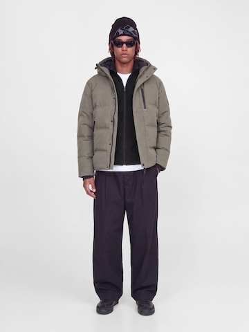 Giacca di pile di JACK & JONES in nero