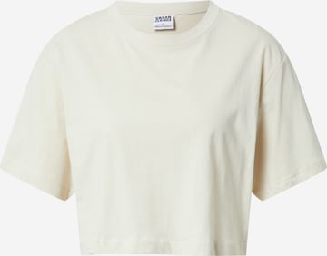 T-shirt Urban Classics en beige : devant