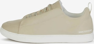 Boggi Milano Sneakers laag in Beige: voorkant