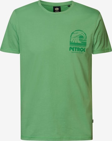 T-Shirt Petrol Industries en vert : devant