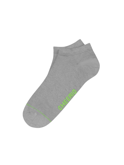 CHEERIO* Socken 'Sneaker Pal' in grau, Produktansicht