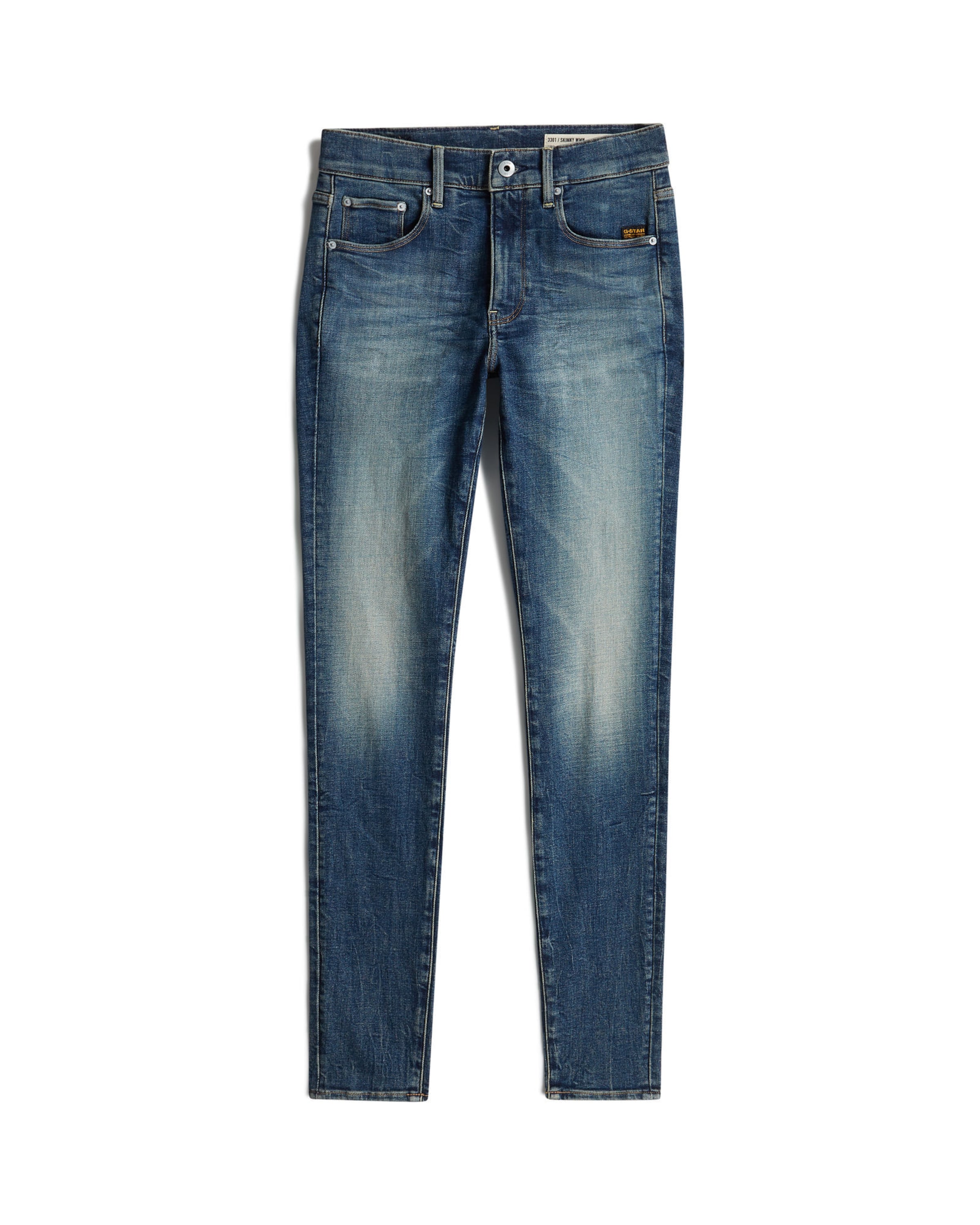 G-STAR Skinny Jeans-5Pocket '3301 Skinny Jeans' in Blau: Vorderseite