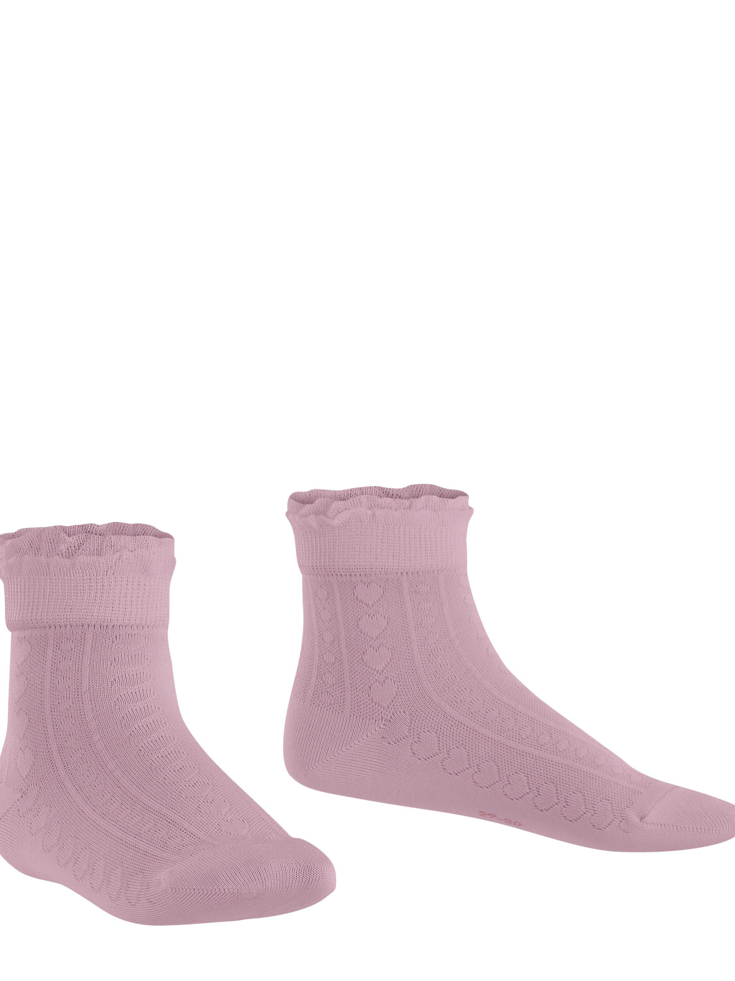 FALKE Socks 'Romantic Net' in Pink