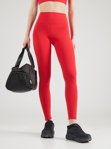 Skinny Pantalon de sport 'OASIS' Fabletics en rouge : devant