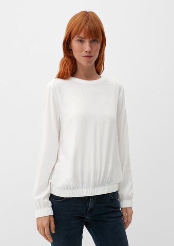 s.Oliver Blouse in Beige: voorkant