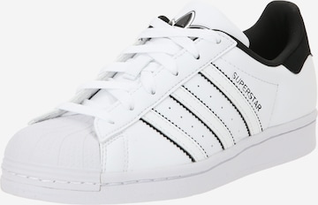 Baskets 'Superstar' ADIDAS ORIGINALS en blanc : devant