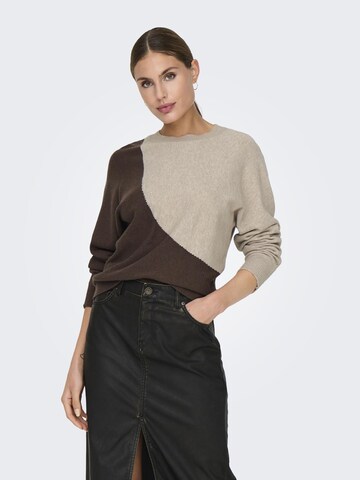 Pull-over 'JDYMarco Mia' JDY en marron : devant