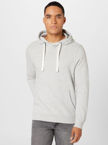 TOM TAILOR Sweatshirt in Grey: front