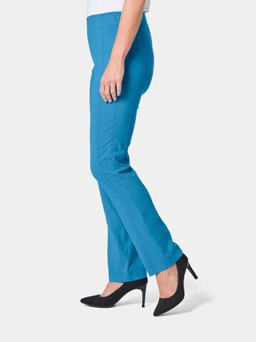 Regular Pantalon 'Louisa' Goldner en bleu