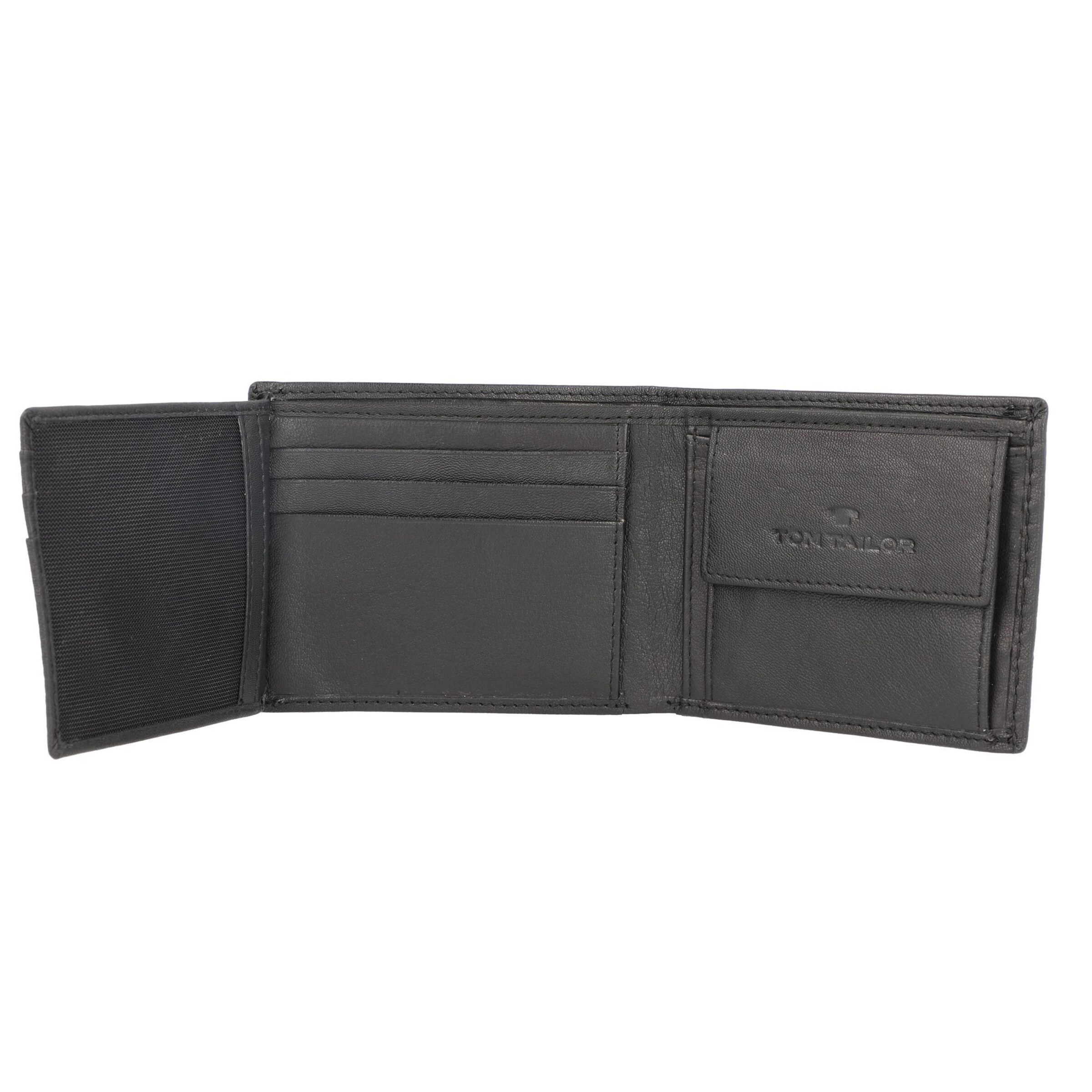 TOM TAILOR Wallet 'Kai' in Black