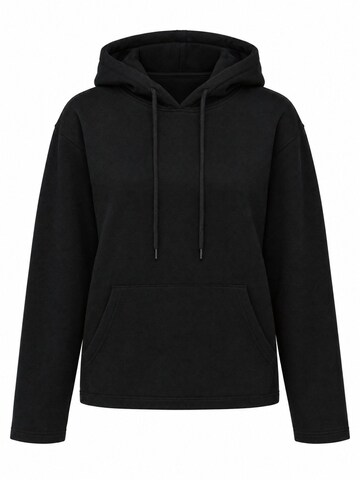 Sweat-shirt Ethiquet en noir : devant