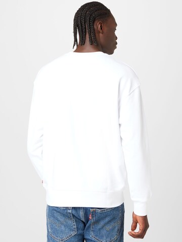 LEVI'S ® - Ajuste regular Sudadera 'Relaxd Graphic Crew' en blanco