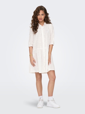ONLY Košilové šaty 'Nyla' – bílá