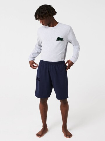 LACOSTE Regular Broek in Blauw