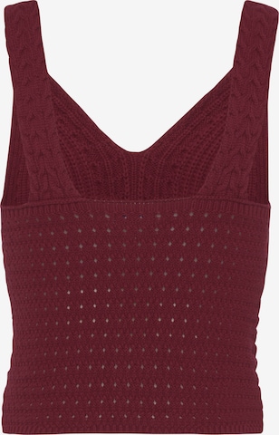 LASCANA Knitted Top in Red