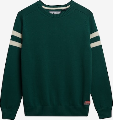 Superdry Trui in Groen: voorkant