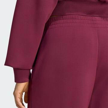 ADIDAS SPORTSWEAR - Pierna ancha Pantalón deportivo 'Soft Lux' en rojo