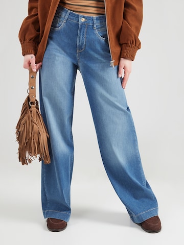 MAC Laiad sääred Teksapüksid 'Rich', värv sinine: eest vaates