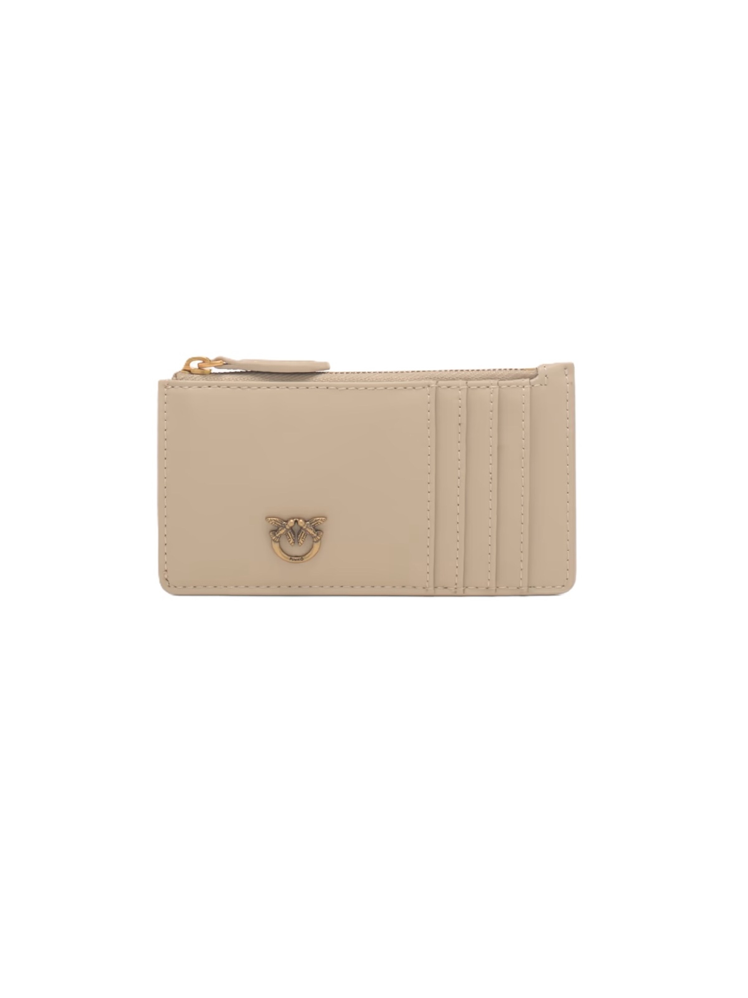 Porte-monnaies '100251 A0F1' PINKO en beige : devant