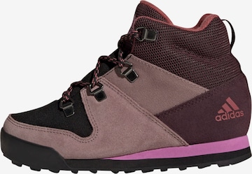 ADIDAS TERREX Boots 'Climawarm Snowpitch' in Rood: voorkant