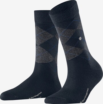 BURLINGTON Socken 'Marylebone Glitter' in Blau: Vorderseite