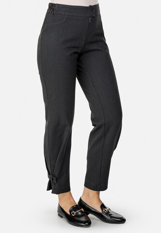 HELMIDGE Loosefit Stoffhose in Grau