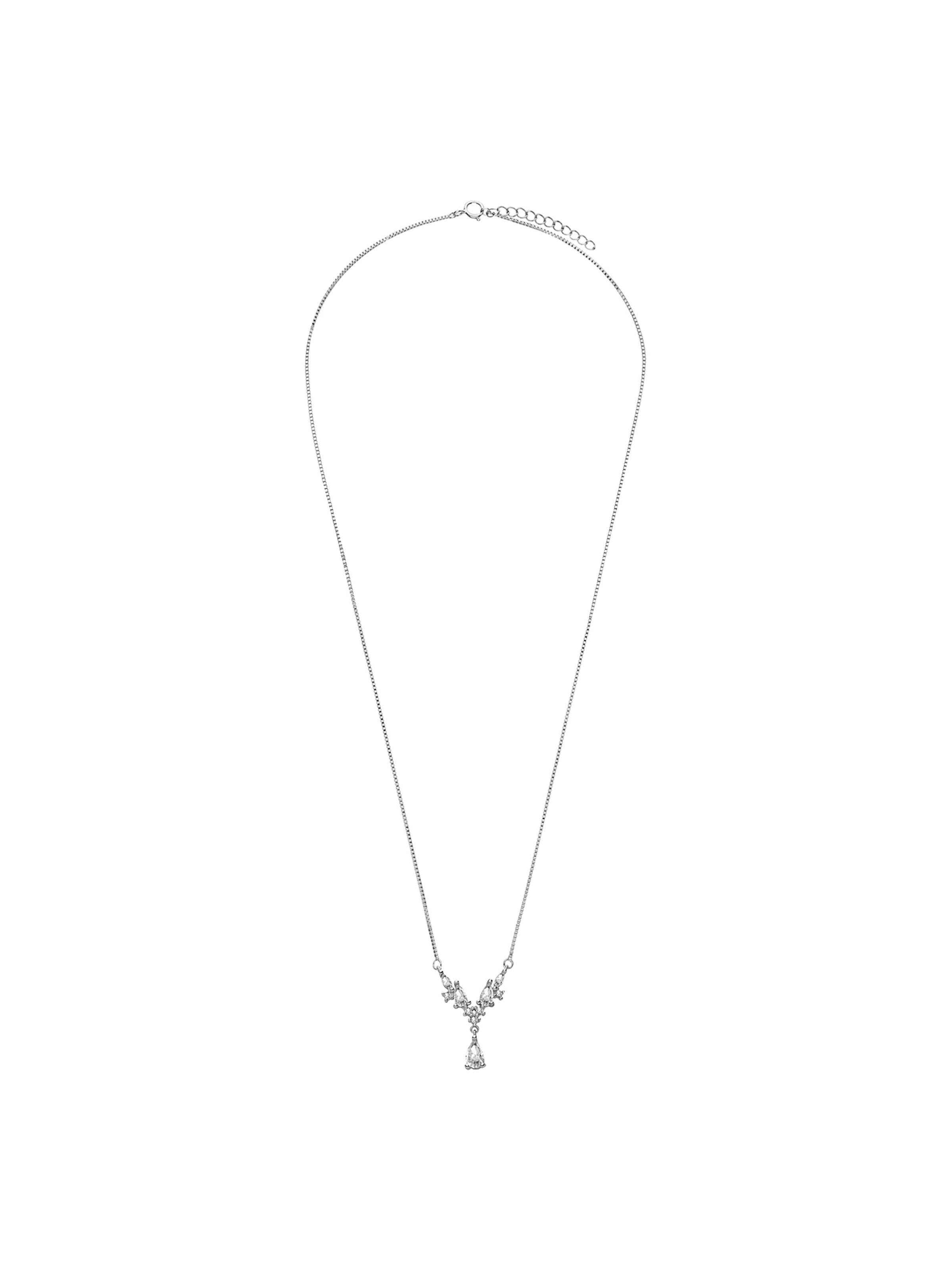 Lucardi Necklace in Silver: front