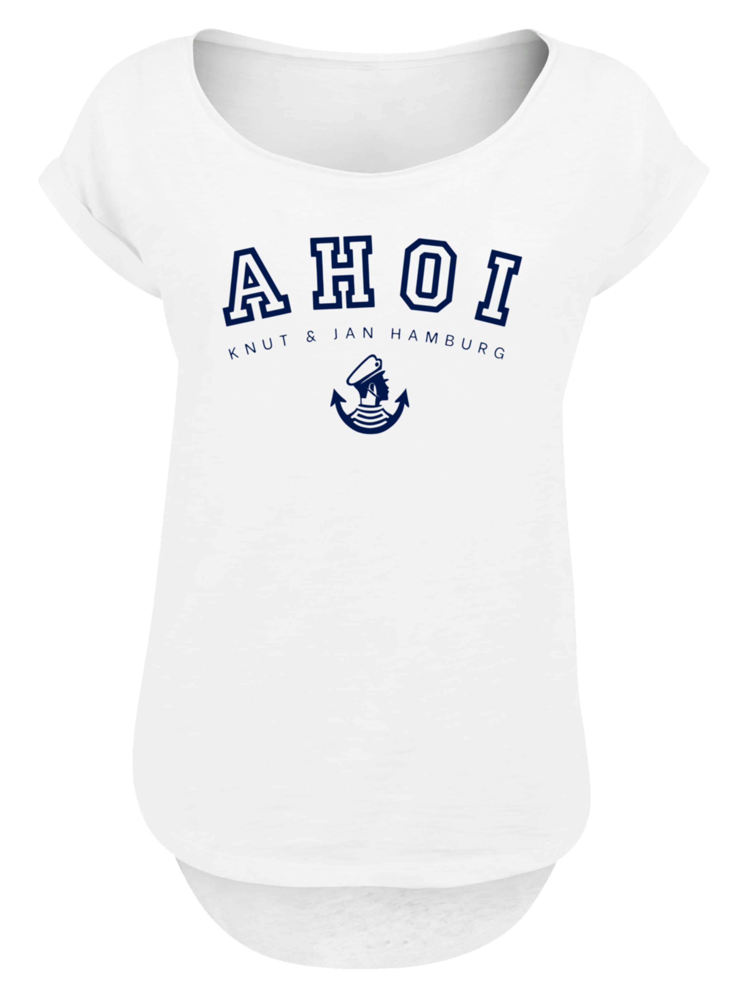 F4NT4STIC Shirt in Wit: voorkant