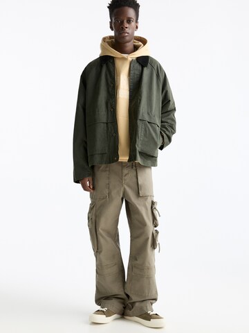Geacă de primăvară-toamnă de la Pull&Bear pe verde