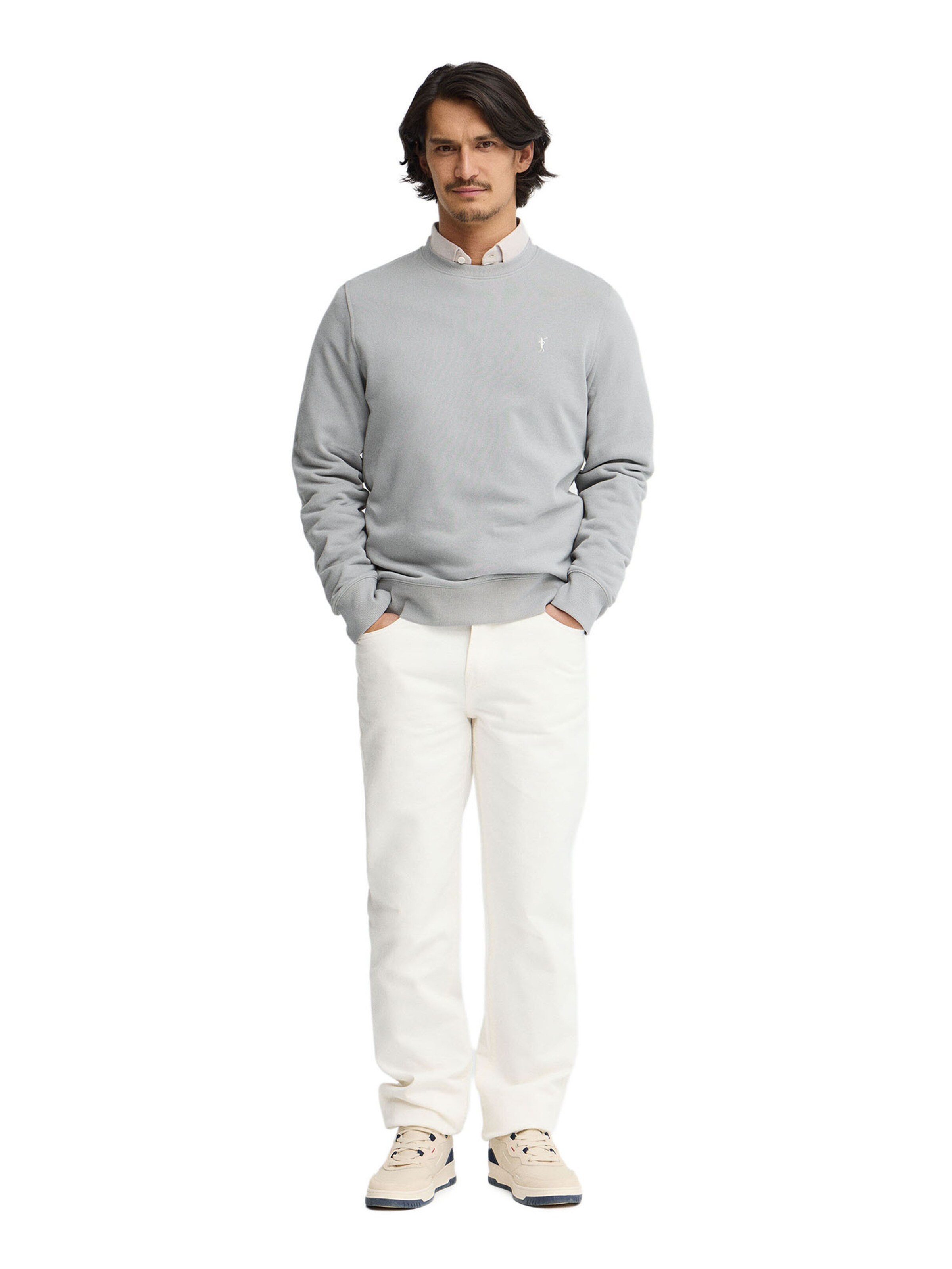 Polo Club Sweatshirt in Grey