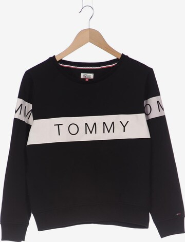 Tommy Jeans Sweatshirt & Zip-Up Hoodie in M in Black: front