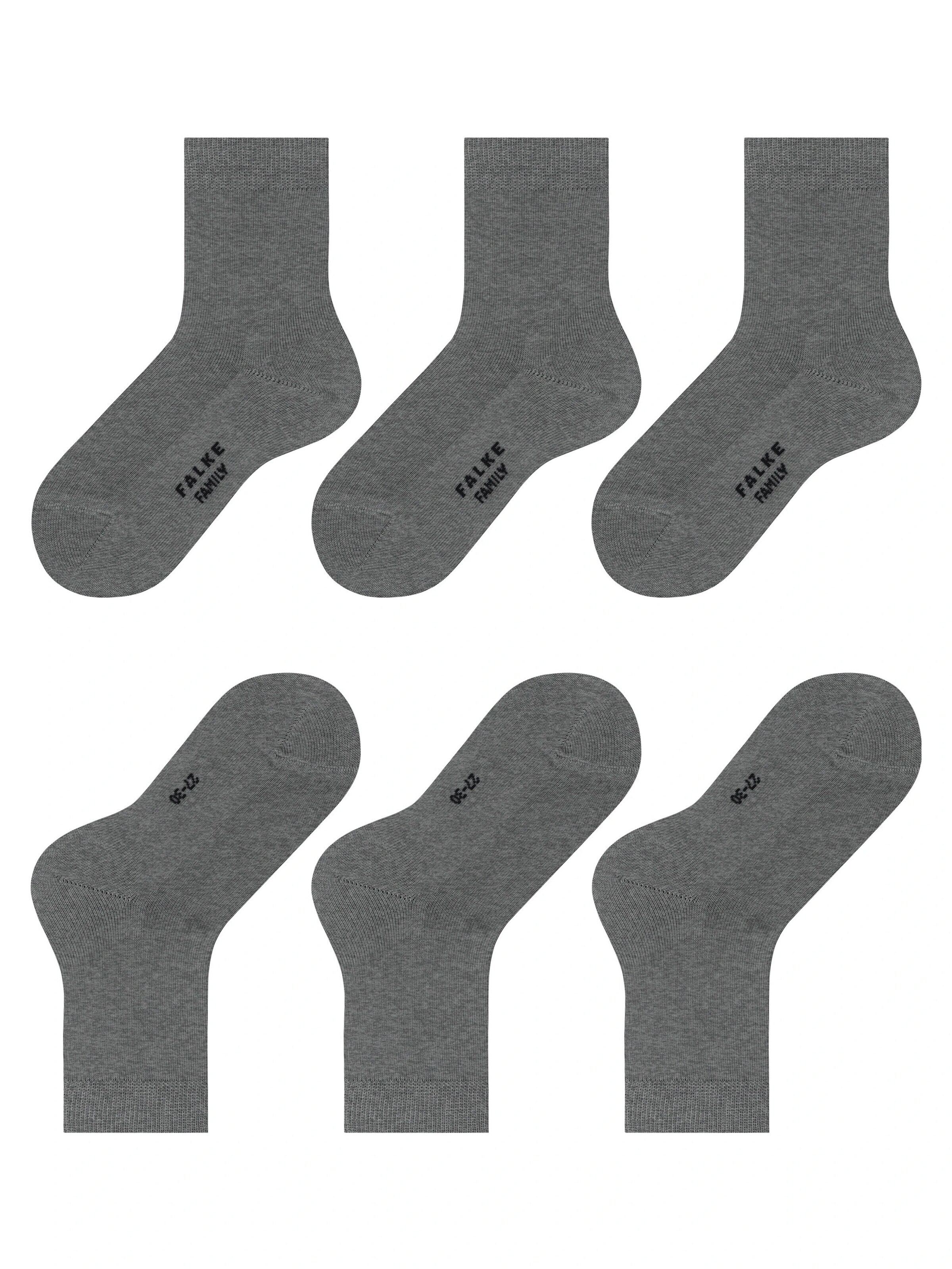 FALKE Socks 'Family 3-Pack' in Grey