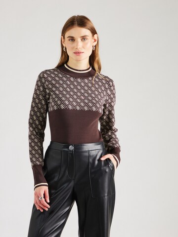 Pull-over 'LISE' GUESS en marron : devant