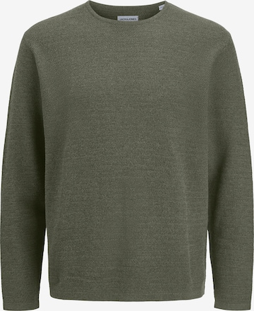 JACK & JONES Sweater 'JJEGEORGE' in Green: front