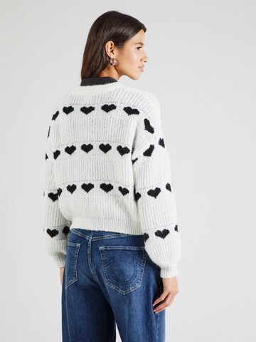 PIECES Pulover 'PCNove' | bela barva