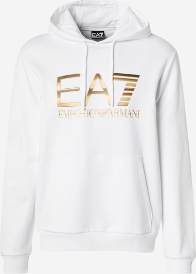 EA7 Emporio Armani Pulover u zlatna / bijela, Pregled proizvoda
